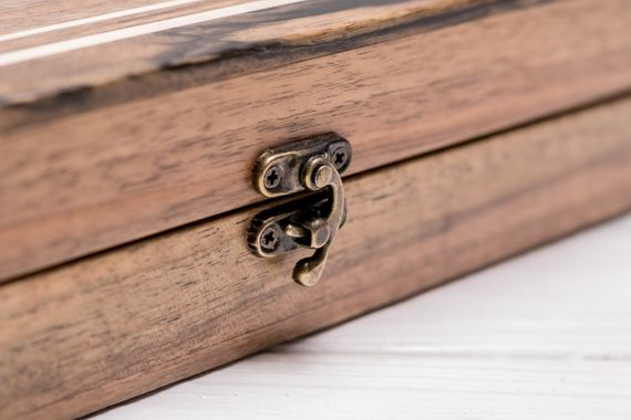 Настольные деревянные нарды EcoWalnut M с индивидуальным дизайном | Зображення 6
