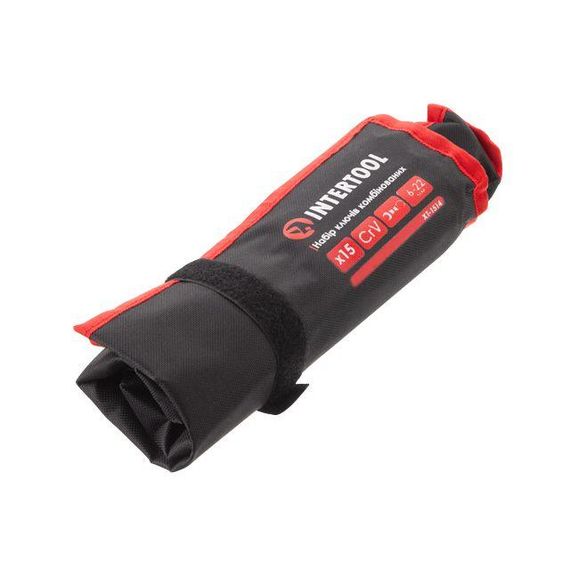 Набір ключів комбінованих 15 од., 6-22 мм, PROF, чохол INTERTOOL XT-1514 | Зображення 1