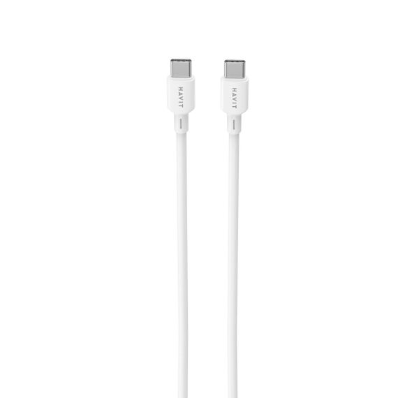 Кабель USB-C - USB-C HAVIT CBX310 PD60W 3A 2м White | Зображення 2