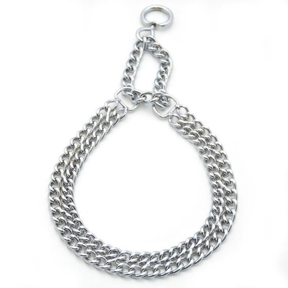 Нашийник удавка цепочка для собак Zoo-hunt металический УЛ 2 УЛ2 2,5 мм 45 см