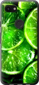 Чохол на Google Pixel 3a XL Зелені часточки лимона "852t-1713-2448"