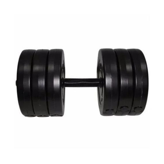 Гантель наборная композитная в пластиковой оболочке Rock pro 15,5 кг NE-PL-G-015 | Зображення 1