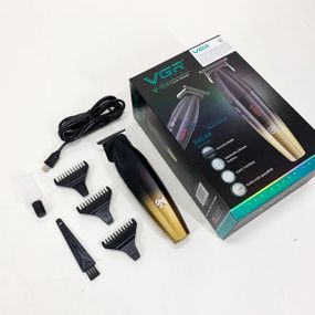 Мужской триммер для окантовки, Машинка для стрижки с дополнительными насадками Триммер висков CR-43