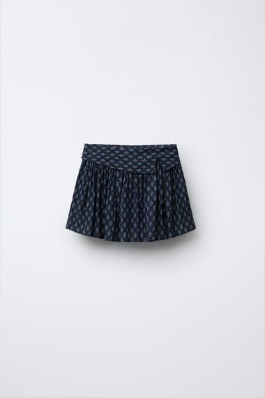 Підліткова спідниця-шорти для дівчинки Zara 148 см Синя (26021005D)