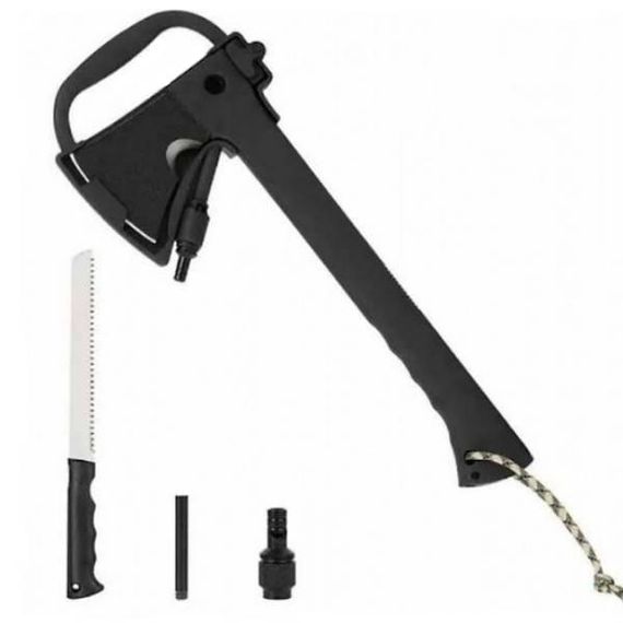 Набір мисливська сокира+ніж+гниво+свисток Чорний