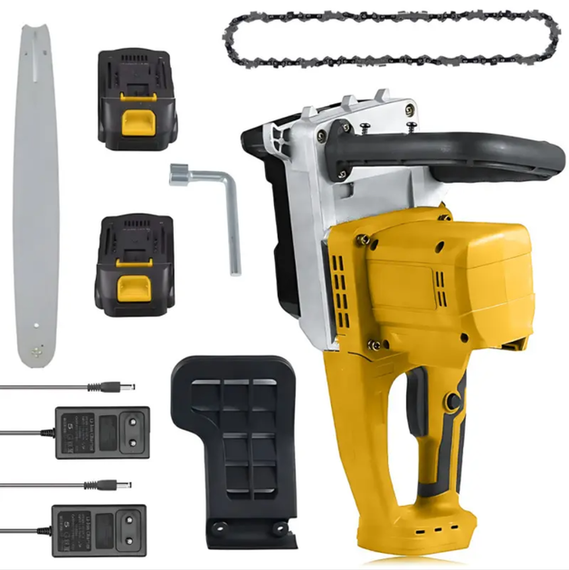 Акумуляторна ланцюгова пилка Electric SAW 16 дюймів + 2 акумулятори потужна електропилка ND-16 | Зображення 2