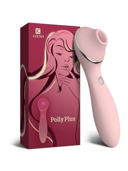 Вакуумний вібратор KISTOY Polly Plus Pink Sex Aura