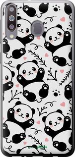 Чохол на Samsung Galaxy M30 Панди "4318u-1682-2448"