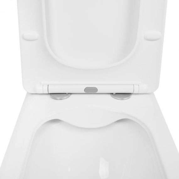 Унітаз-компакт QTAP Kalao Rimless QT08221213AW c бачком і сидінням Soft Close дюропласт | Зображення 5