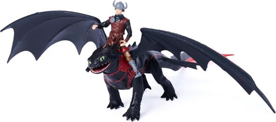 Игровой набор Dreamworks Dragons Как приручить дракона Дракон Беззубик и всадник Иккинг | Зображення 2
