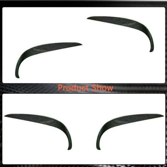 Накладки на передній бампер V2 (для S63 AMG 2014-2017, Карбон) для Mercedes S-сlass W222 рр | Зображення 4