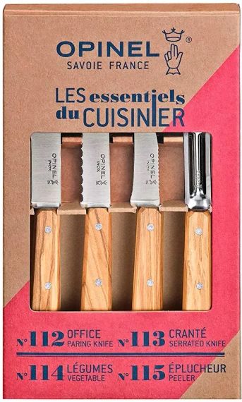 Набір ножів Opinel Les Essentiels Olive VRI Inox