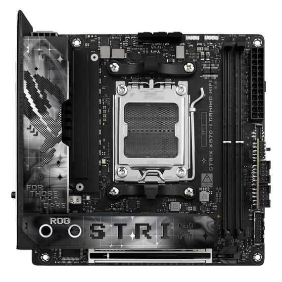 Материнcкая плата ASUS ROG STRIX X870-I GAMING WIFI sAM5 X870 2xDDR5 M.2 HDMI WiFi BT mITX 90MB1IW0-M0EAY0