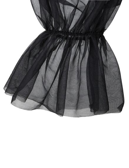 Корсет із рукавами Star Night 12 Plastic Bones на зав'язках стрічках, чорний, XS sexstyle | Зображення 8