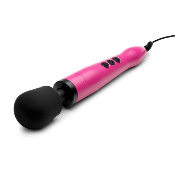 Вібромасажер DOXY Original Pink, дуже потужний, живлення 220В, пульсівні вібрації | Зображення 2