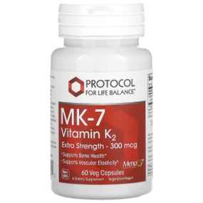 Вітамін K Protocol for Life Balance MK-7 Vitamin K2 60 Veg Caps