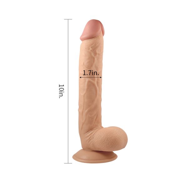 Фалоімітатор - King-Sized Realistic Dildo 10" Sex Aura | Зображення 3