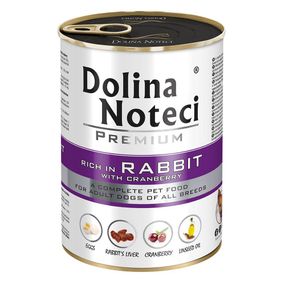 Dolina Noteci Premium 400г консерва для собак с кроликом и клюквой