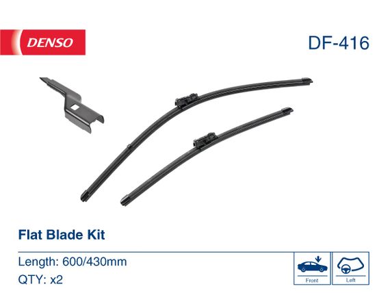 Комплект склоочисників DENSO DF-416 Flat Blade Kit 600/430 мм