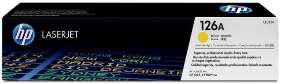 Картридж HP 126A CLJ CP1025/M175/M275 Yellow (1000 стр) (CE312A)