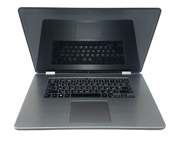 Ультрабук-трансформер Dell Inspiron 15-7568 / 15.6" (1920x1080) IPS / Intel Core i5-6200U (2 (4) ядра по 2.3 - 2.8 GHz) / 8 GB DDR3 / 480 GB SSD / Intel HD Graphics 520 / WebCam / Windows 10 Lic б/в | Зображення 1