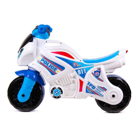 Каталка-беговел "Мотоцикл" Police ТехноК 5125TXK Белый | Зображення 1