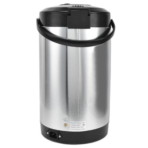 Электрический термопот с ручной помпой на 4,8 л, 750 Вт, Thermo Pot 7904, Серый / Термос-термопот с подогревом | Зображення 6