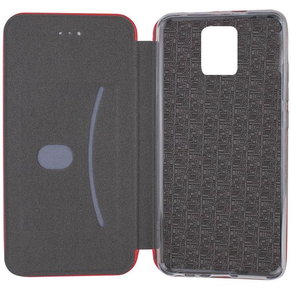 Шкіряний чохол-книжка Classy для Xiaomi Redmi Note 9s / Note 9 Pro / Note 9 Pro Max Червоний | Зображення 2