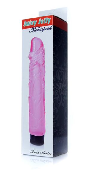Вібратор Boss Series - Juicy Jelly Multispeed Pink, (довжина 22 см, діаметр 4 см) BS6700073 Sex Aura | Зображення 6