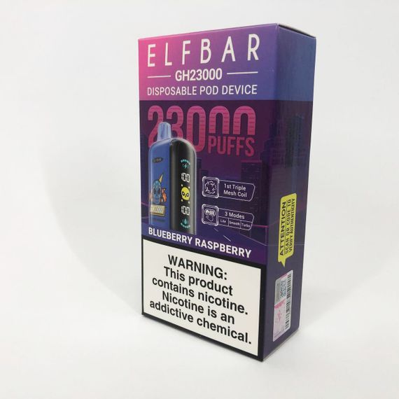 ELF BAR GH 23000 5%. Чорниця Малина (Blueberry Raspberry Ice) | Зображення 5