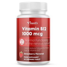 Диетическая добавка Vitanil's "Витамин В12" 60 жевательных таблеток