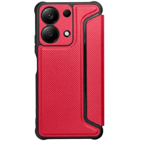 Кожаный чехол книжка GETMAN Razor (PU) для Xiaomi Redmi Note 13 Pro 4G / Poco M6 Pro 4G | Зображення 1