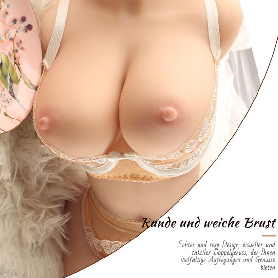 Торс женщины, мастурбатор “Page”, гибкая кукла, большая грудь Sex Aura | Зображення 5