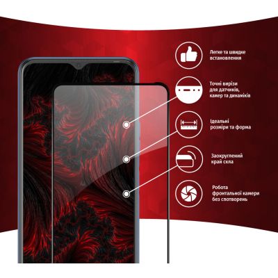 Стекло защитное Intaleo Full Glue Tecno Spark 8p (1283126533167) | Зображення 1