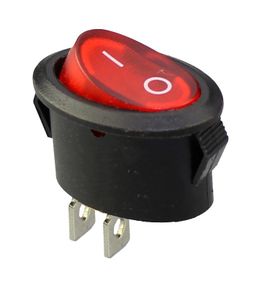 Переключатель KCD1-9-101 R/B 220V 1 клавиша красная овал Ny95500757