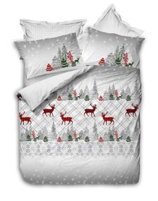 Комплект постельного белья Cotton Box Ranforce 200×220 Holly Gri