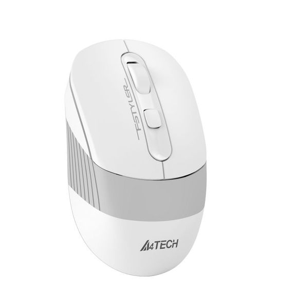 Миша бездротова A4Tech Fstyler FB10C (Grayish White),  USB, колір сірувато-білий | Зображення 3