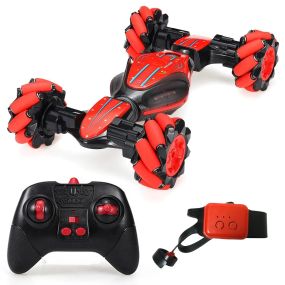 Машинка на пульті Stunt Car з керуванням жестом руки, червона