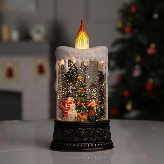 Новорічний нічник Свічка зі сніговиком XPRO WDL-23016B 24,5 см (47700-10087_818) | Зображення 2