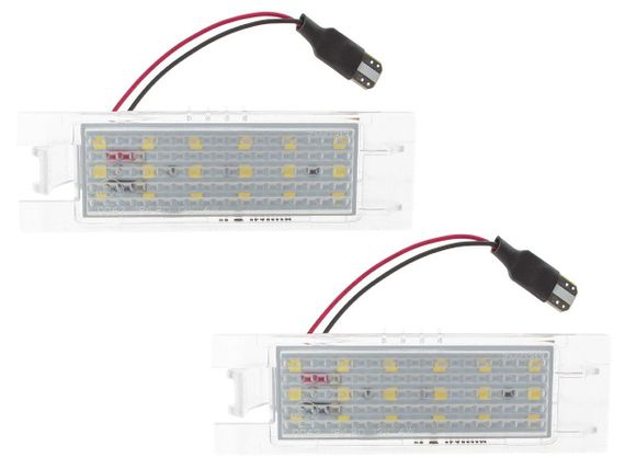 Opel Astra III H (04-09) LED підсвітка номерного знака пара (2 шт), Опель Астра 3