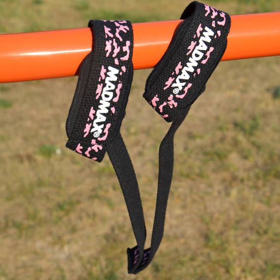 Лямки для тяги Мадмакс Camo Power Wrist Straps Camo/Pink | Зображення 6