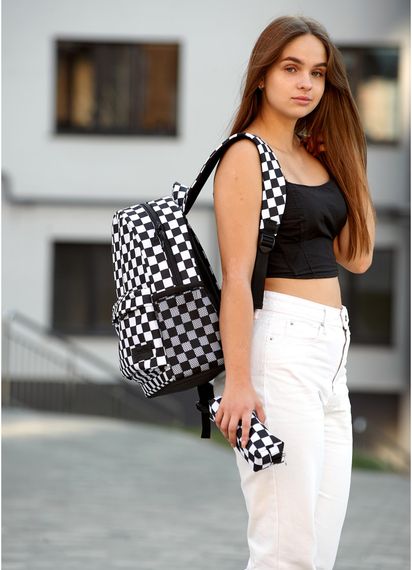 Жіночий рюкзак Sambag BRIX PJT Сhess 40 x 27 x 15 см (11711719) | Зображення 6