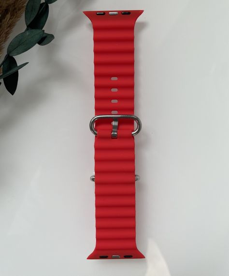 Силіконовий ремінець для Smart Watch Ocean Band 42/44/45/49 (Червоний) | Зображення 5