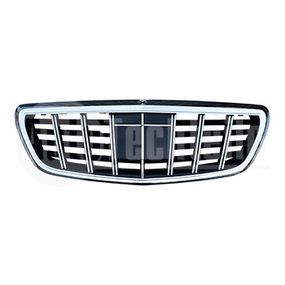 Решетка радиатора Mercedes Benz W222 13-16 (хром/чёрн.) BRABUS, AutoTechteile, 140 8837, 140 8835