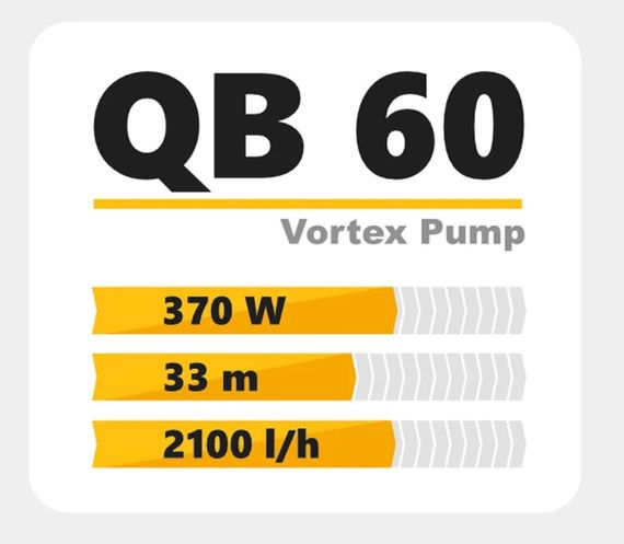 Вихровий насос Tekk Haus QB60 | Зображення 2