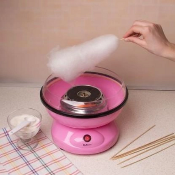 Мобільний апарат для цукрової вати Candy Maker WJ15, Потужна машинка для солодкої вати   знижка | Зображення 1