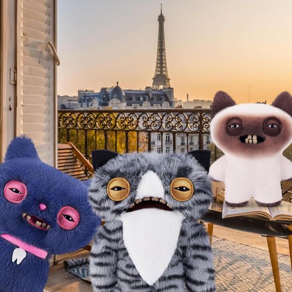 М'яка іграшка Фуглер Тигрокіт Підозрійко 23 см Fuggler Alley Cats Wide Eyed Cat by Zuru | Зображення 5