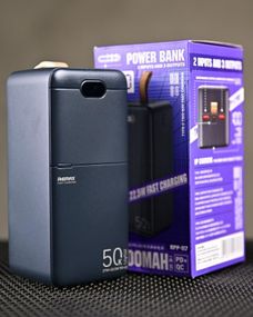 Повербанк 50000 mAh Remax RPP-117 зовнішній акумулятор з швидкою зарядкою потужний павербанк для телефону