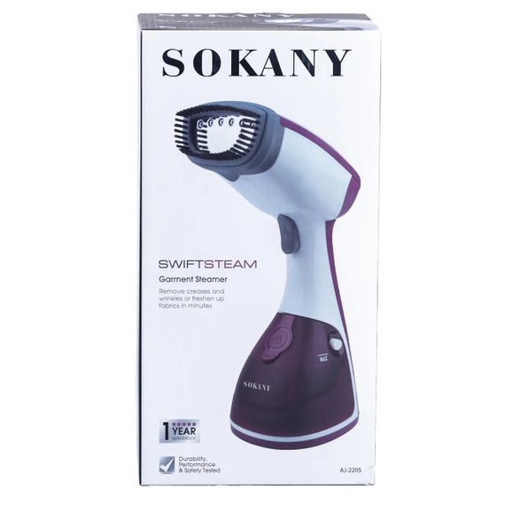 Ручной отпариватель для одежды SOKANY  250 мл  Темно-синий Lugi AJ2205BL | Зображення 9