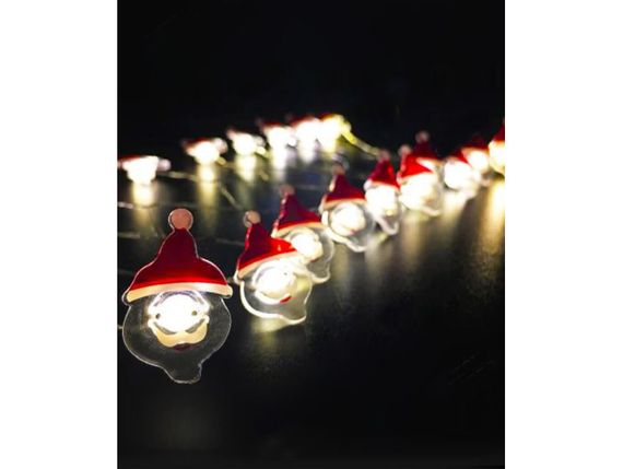 Гирлянда Дед Мороз 20 LED 2м